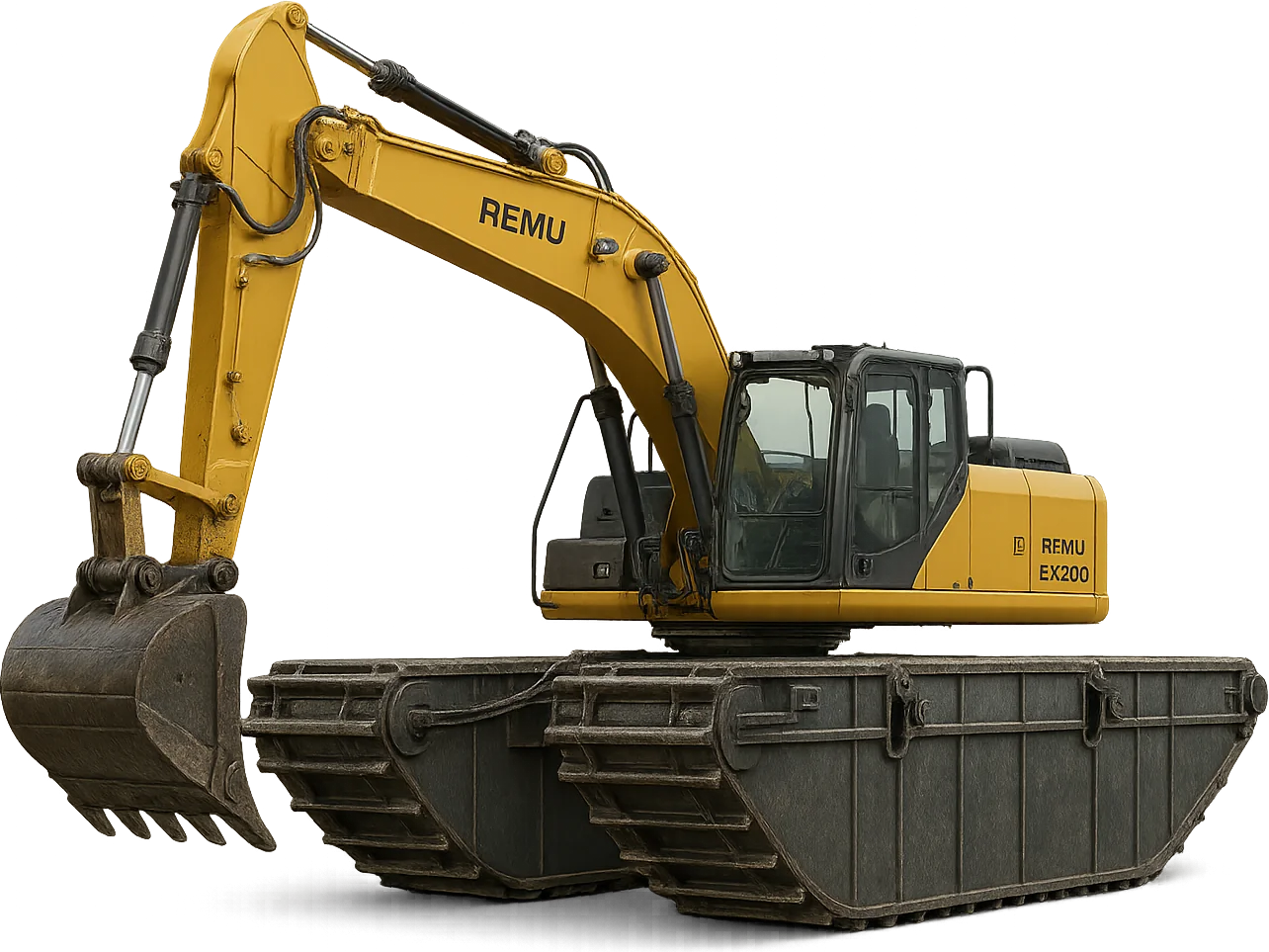 Плавающий экскаватор Remu EX260