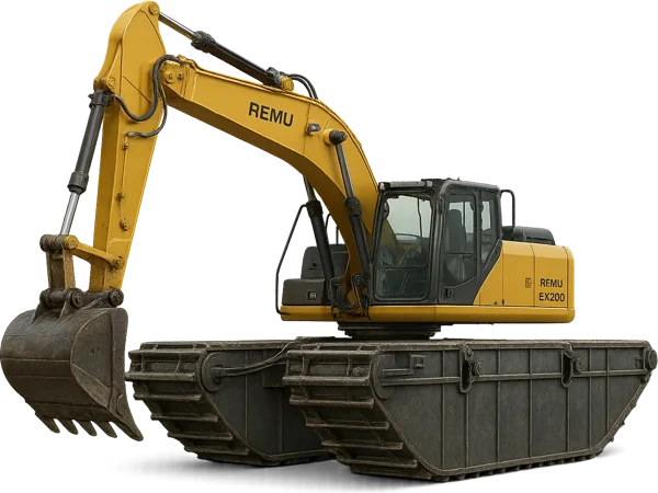 Плавающий экскаватор Remu EX260