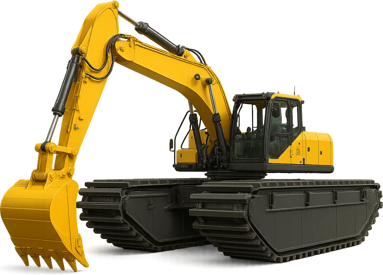 Плавающий экскаватор Waterking WK150 Amphibious Excavator