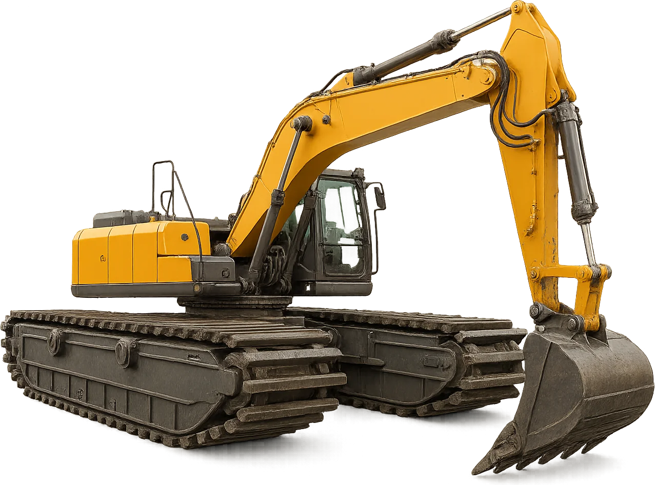 Плавающий экскаватор Waterking WK300 Amphibious Excavator