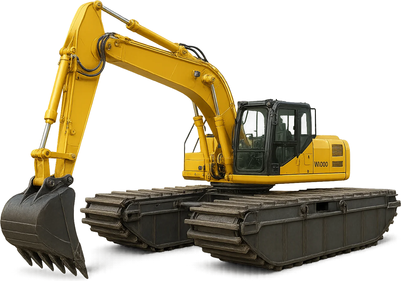 Плавающий экскаватор Wetland Equipment Amphibious Excavator WX200