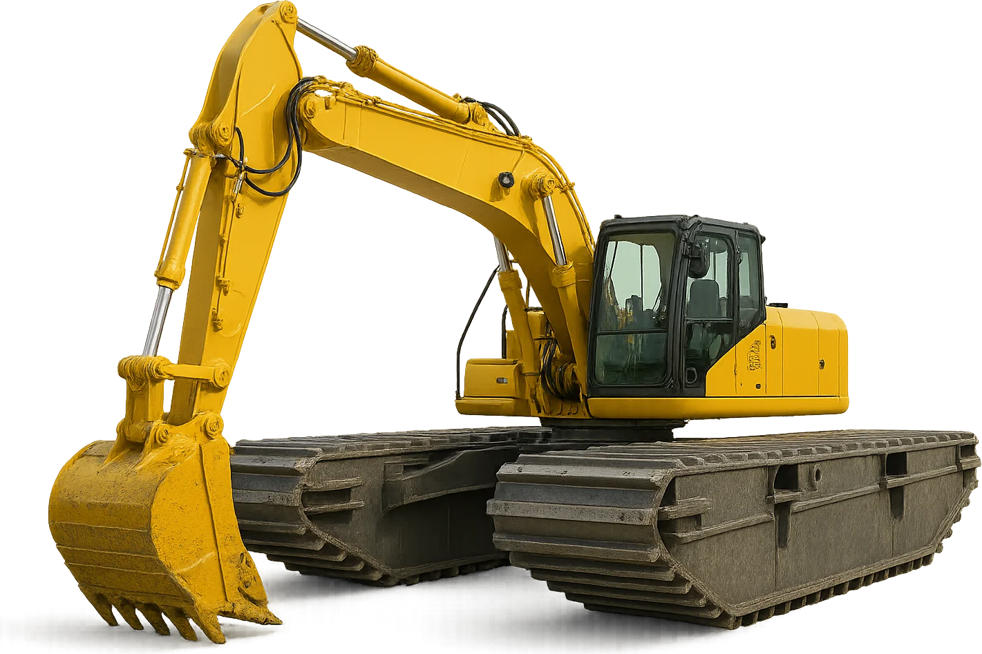 Плавающий экскаватор Wetland Equipment Amphibious Excavator WX450