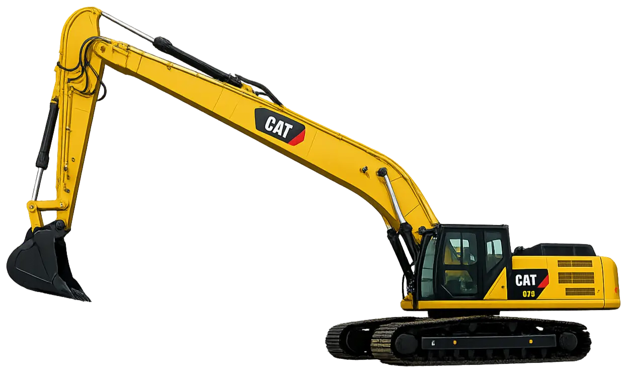 Длиннорукий экскаватор Caterpillar 320 Long Reach