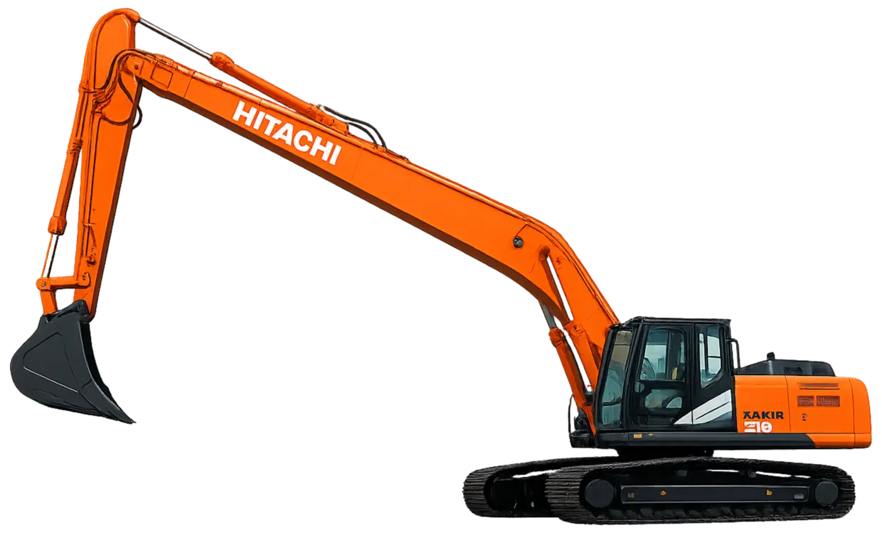 Длиннорукий экскаватор Hitachi ZX210 Long Reach
