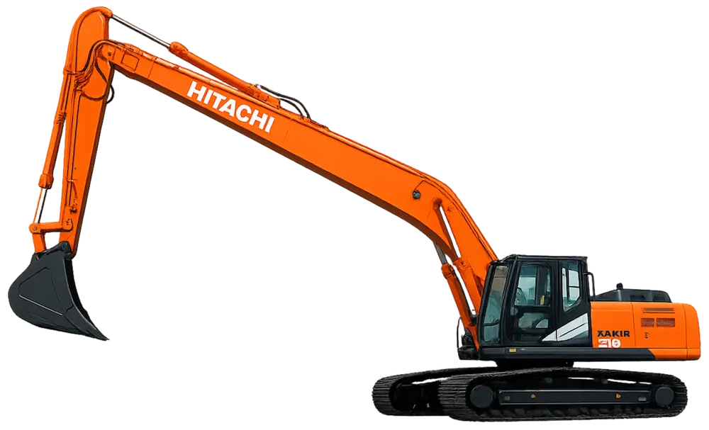 Длиннорукий экскаватор Hitachi ZX210 Long Reach