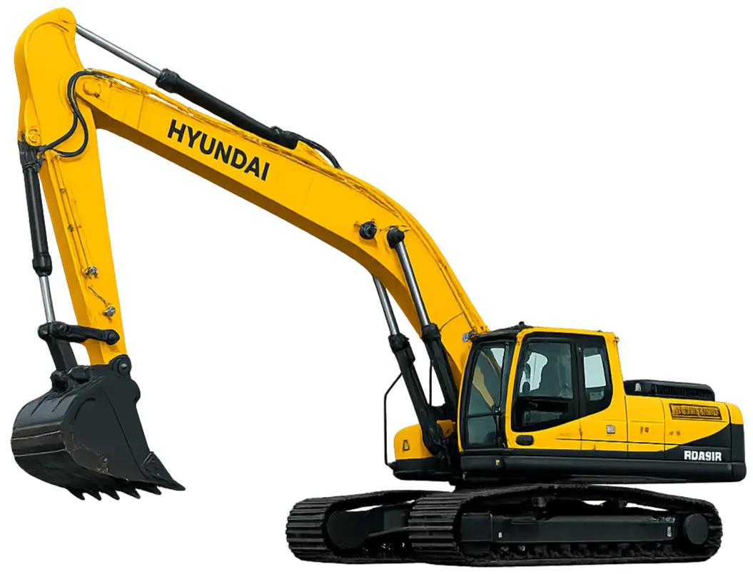 Длиннорукий экскаватор Hyundai R245LR