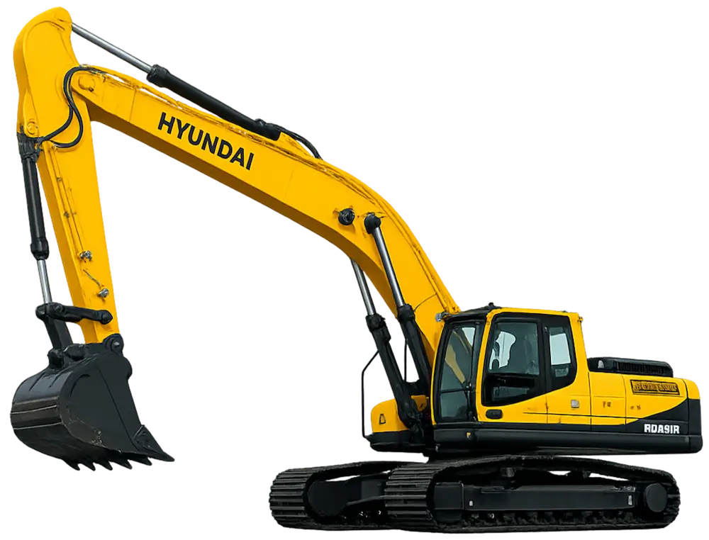 Длиннорукий экскаватор Hyundai R245LR