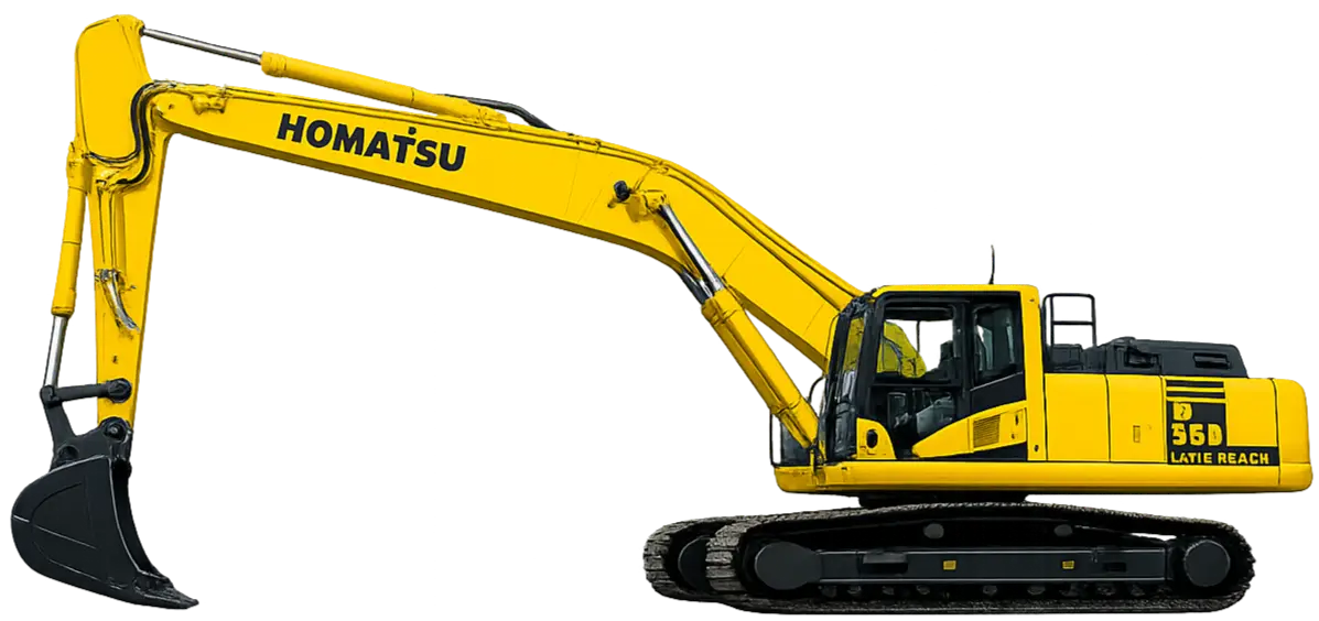 Длиннорукий экскаватор Komatsu PC360 Long Reach