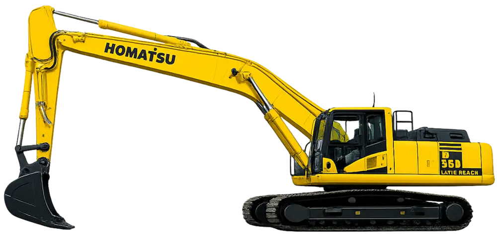 Длиннорукий экскаватор Komatsu PC360 Long Reach