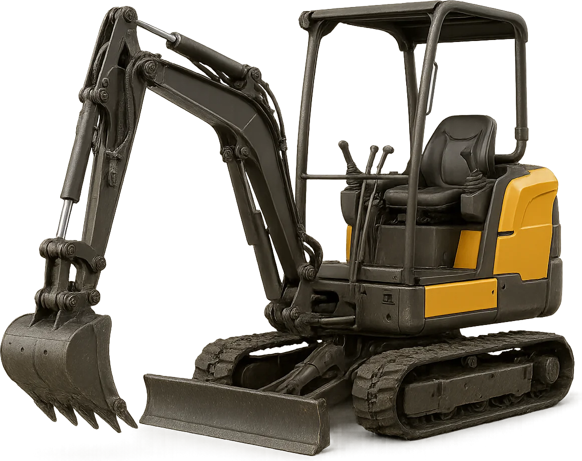 Микро экскаватор (петушок) Volvo EC15D