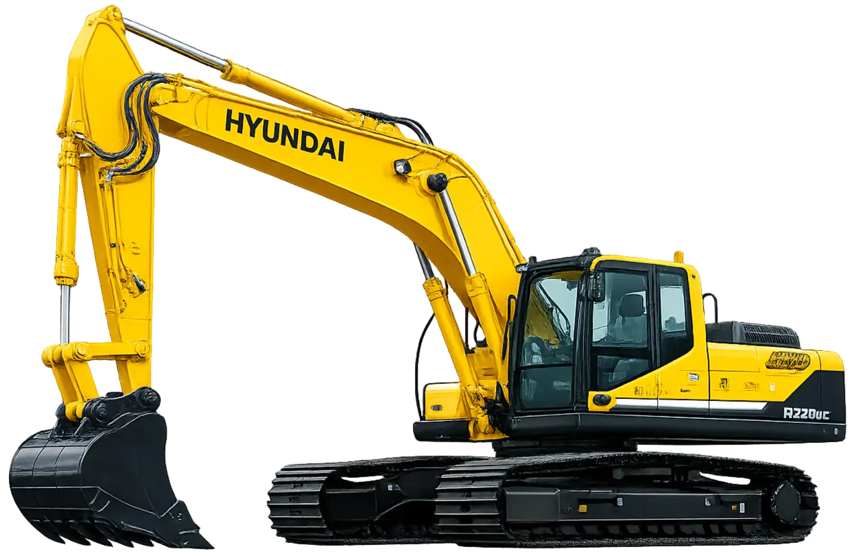 Гусеничный экскаватор Hyundai R220LC