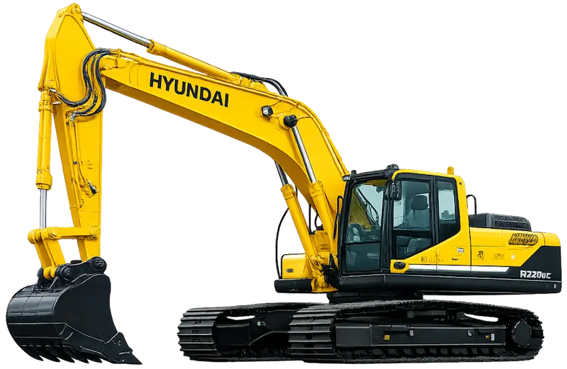 Гусеничный экскаватор Hyundai R220LC