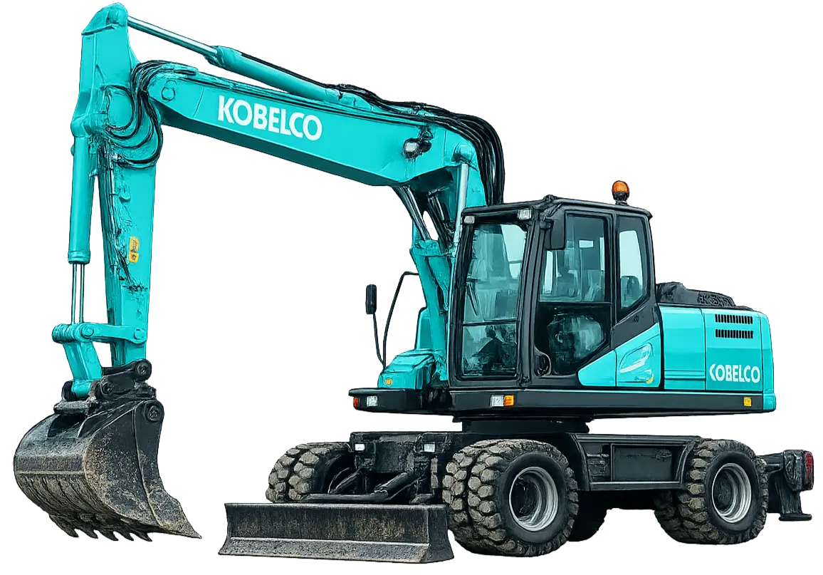 Колесный экскаватор Kobelco DX140W