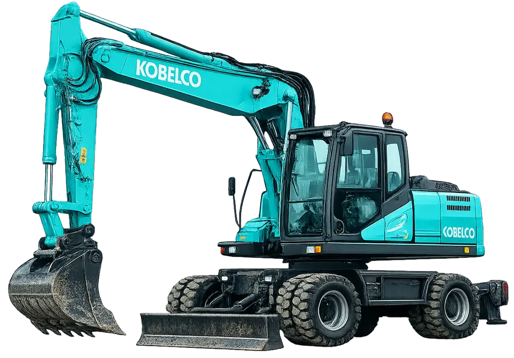 Колесный экскаватор Kobelco DX140W
