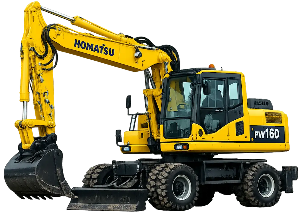 Колесный экскаватор Komatsu PW160‑7