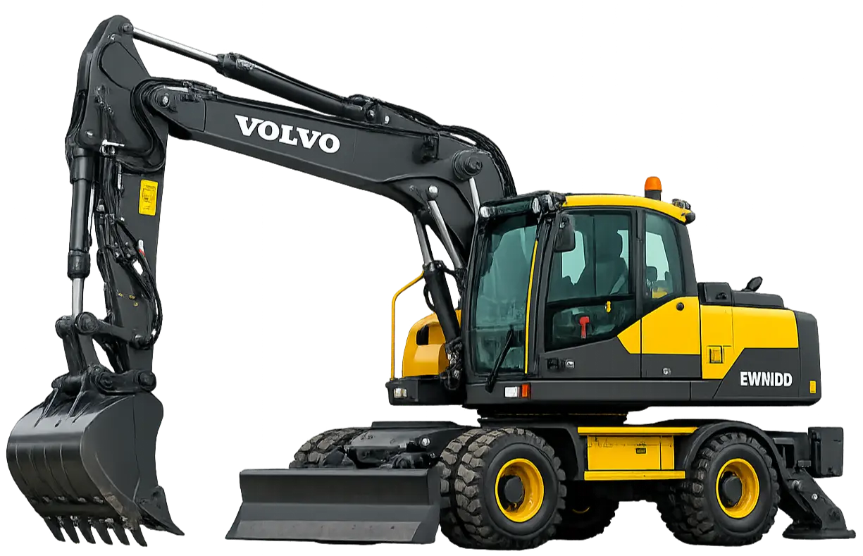 Колесный экскаватор Volvo EW160D
