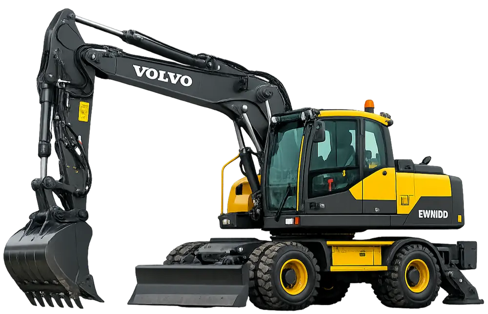 Колесный экскаватор Volvo EW160D
