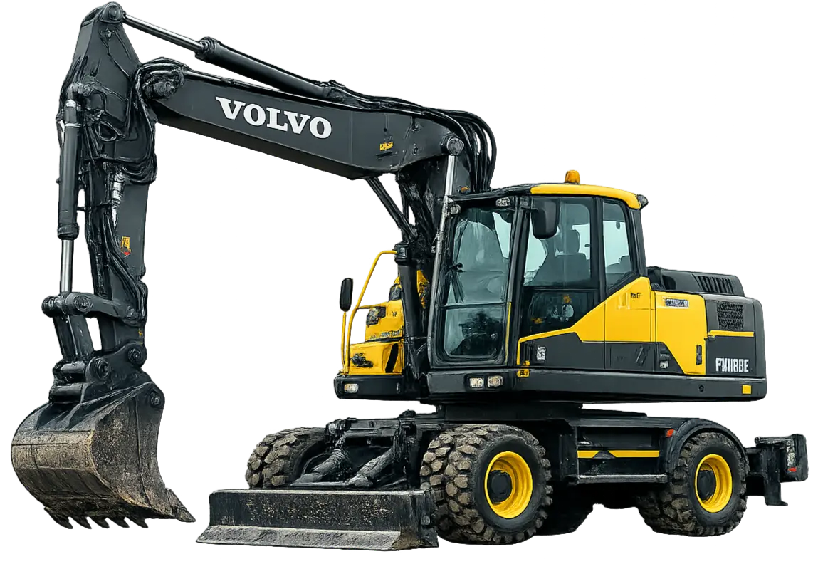 Колёсный экскаватор Volvo EW180E