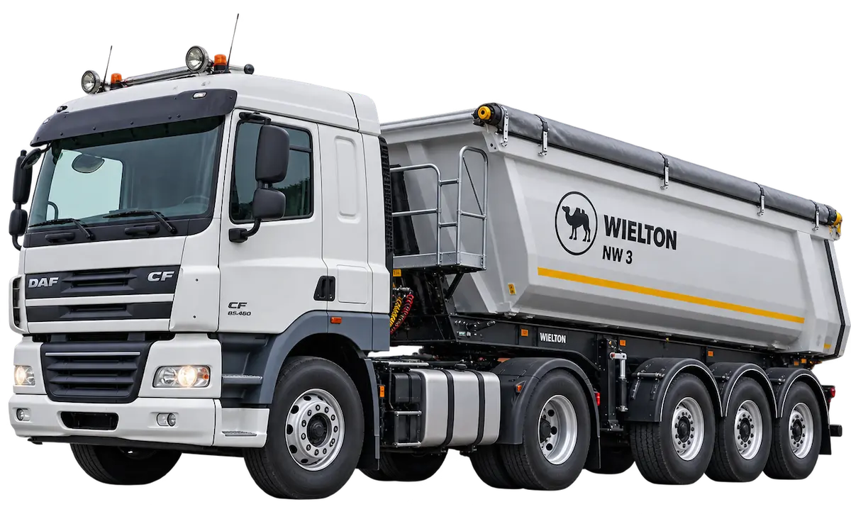 Самосвальный полуприцеп DAF CF 85.460 + Wielton NW 3