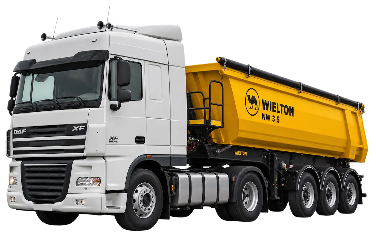 Самосвальный полуприцеп DAF XF 105.460 + Wielton NW 3 S