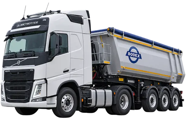 Самосвальный полуприцеп Volvo FH 460 + Bodex KIS 3W-S