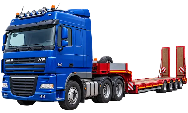 Трал DAF XF 105.460 с полуприцепом