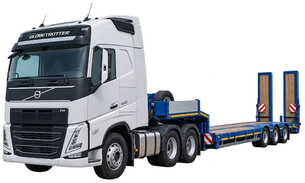 Трал Volvo FH 460 с полуприцепом